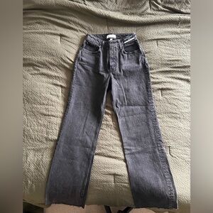 Abercrombie & Fitch High Rise Jeans - Gray